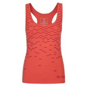 Women's tank top KILPI LEAVES-W coral