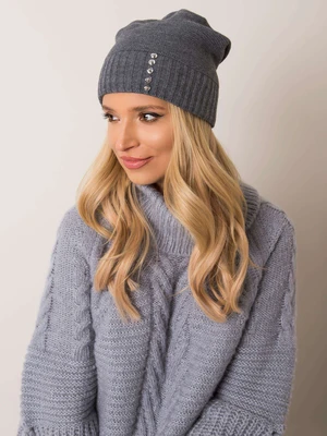 RUE PARIS Dark gray beanie