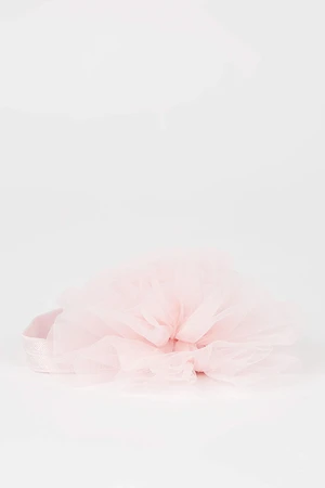 DEFACTO BabyGirl Tulle Beret Hat Gloves