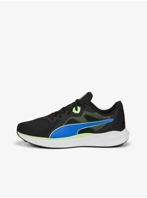 Blue and Black Mens Sneakers Puma Twitch Runner Fresh PUMA Black-Royal Sap - Men