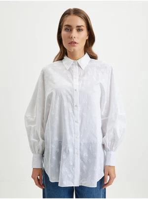 White Women's patterned shirt KARL LAGERFELD - Women