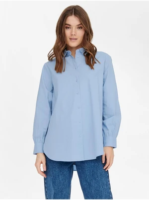 Light blue ladies shirt ONLY Nora - Ladies