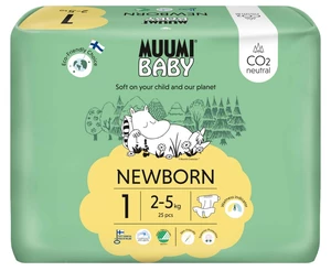 Muumi Baby 1 Newborn 2–5 kg, eko plienky