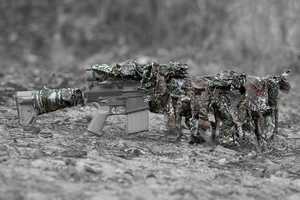 3dílný maskovací kryt Rifle Camo Ghosthood® IRR – Concamo Brown (Barva: Concamo Brown)