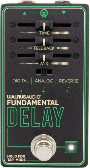 Walrus Audio Fundamental Series DELAY Efecto de guitarra