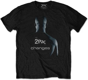 2Pac Tričko Changes Unisex Black 2XL