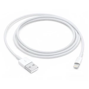 Kábel Apple USB/Lightning, 1m (MXLY2ZM/A) biely kábel k iPhone/iPad/iPod • určený na pripojenie zariadení iPhone, iPad alebo iPod k počítaču či sieťov