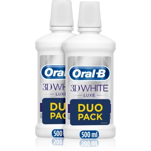 Oral B 3D White Luxe ústna voda 2x500 ml