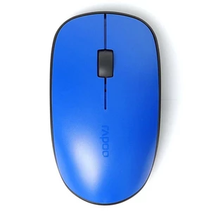 Myš Rapoo M200 (6940056179340) modrá kancelárska myš • optický HD senzor s rozlíšením 1 300 DPI • 3 tlačidlá • USB nano prijímač alebo Bluetooth • max