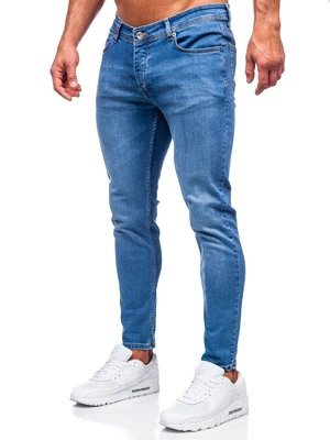 Tmavě modré pánské džíny slim fit Bolf R922