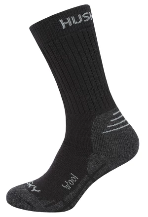 Husky All Wool XL (45-48), černá Ponožky
