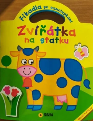 Zvířátka na statku Říkadla se samolepkami