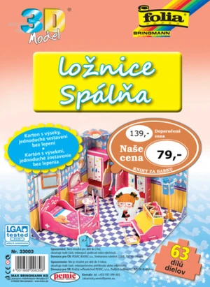 3D model Ložnice