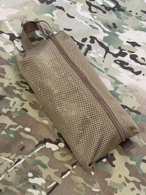 Sieťované puzdro / insert rovný zips Redo® – Large, Coyote (Farba: Coyote, Veľkosť: Large)