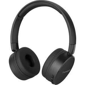 Thomson WHP6011BT Bluetooth, káblové Hi-Fi slúchadlá On Ear na ušiach Headset, regulácia hlasitosti čierna