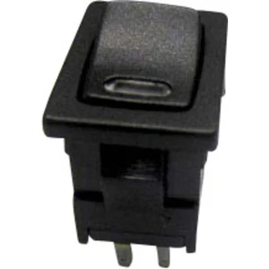 TRU COMPONENTS kolískový spínač TC-R13-66L-02 LED 24V/DC 250 V/AC 6 A 1x vyp/zap  s aretáciou 1 ks