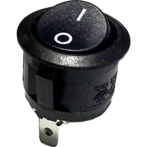 TRU COMPONENTS kolískový spínač R13-112A B/B 0-I 250 V/AC 6 A 1x vyp/zap  s aretáciou 1 ks
