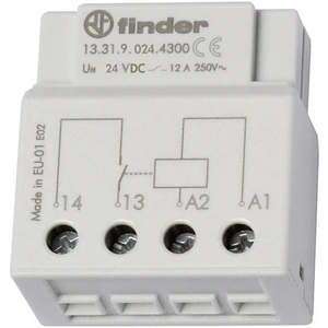spínacie relé pod omietku Finder 13.31.9.024.4300 1 spínací 24 V/DC 12 A   1 ks