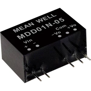 Mean Well MDD01N-15 DC / DC menič napätia, modul   34 mA 1 W Počet výstupov: 2 x