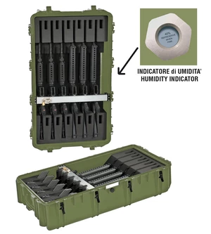 Odolný vodotěsný kufr na 12 pušek 10840 Explorer Cases® / s pěnou – Zelená (Barva: Zelená)