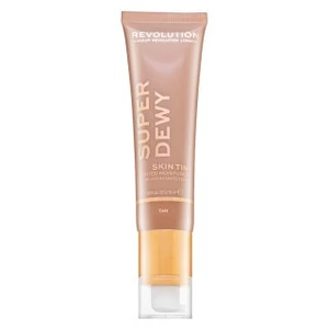 Makeup Revolution Super Dewy Skin Tint Moisturizer - Tan tónující a hydratační emulze 55 ml