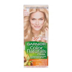 Garnier Color Naturals Créme 40 ml farba na vlasy pre ženy 9,1 Natural Extra Light Ash Blond na všetky typy vlasov; na farbené vlasy