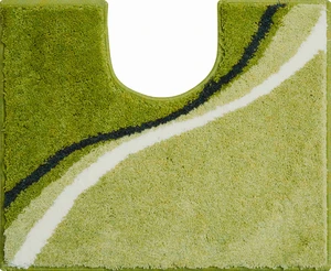 GRUND Koupelnová předložka LUCA zelená Rozměr: 50x60 cm s výřezem pro WC GRUND Koupelnová předložka LUCA zelená Rozměr: 50x60 cm s výřezem pro WC