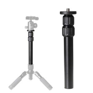 Xiletu XM263A Aluminum Alloy 3 Axis Extension Rod Pole Extension Stick for Tripod Photography Studio Video Live Broadcas