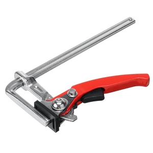 200mm Guide Rail F Clamp Ratchet F Clamp Manual Quick Fix Clamp Quick Clamping Tool for MFT Table and Guide Rail System
