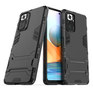 Bakeey for Xiaomi Redmi Note 10 Pro/ Redmi Note 10 Pro Max Case Armor with Bracket Shockproof PC Protective Case Back Co