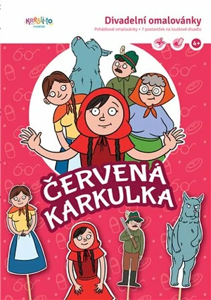 Divadelní omalovánky - Červená karkulka