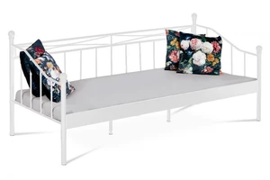 Posteľ 90x200cm BED-1905 Biela,Posteľ 90x200cm BED-1905 Biela