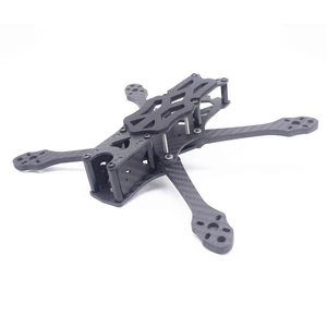 TEOSAW Turbo 5 223mm Wheelbase 5.5mm Thickness Arm X Type 5 Inch Frame KitSupport DJI Air Unit for RC Drone FPV Racing