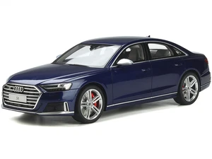 Audi S8 Navarra Blue Metallic 1/18 Model Car by GT Spirit