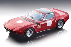 Ferrari 365 GTB/4 Michelotti "Shell" Press Version Red with Black Roof 1975 Team NART Mythos Series Limited Edition to 150 pieces Worldwide 1/18 Mode
