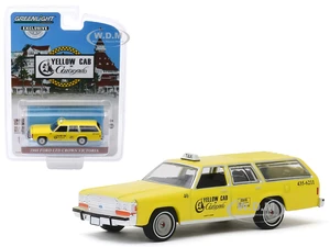 1988 Ford LTD Crown Victoria Wagon Taxicab "Yellow Cab of Coronado" (California) "Hobby Exclusive" 1/64 Diecast Model Car by Greenlight