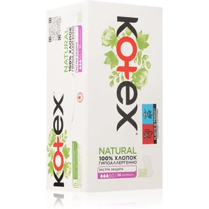 Kotex Natural Normal+ slipové vložky 36 ks