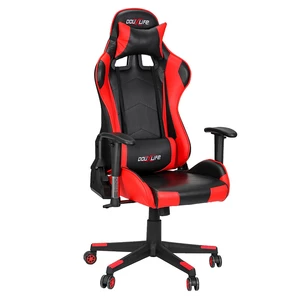 Douxlife® Racing GC-RC01 Gaming ChairErgonomic Design 180°Reclining with Thick Padded High Back Added Seat Cushion 2D