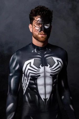 Mens Halloween Spiderman Costume - Venom Superhero Halloween Costumes for Men 2021