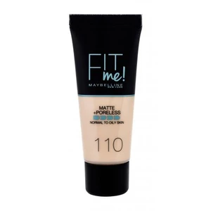 Maybelline Fit Me! Matte + Poreless 30 ml make-up pre ženy 110 Porcelain