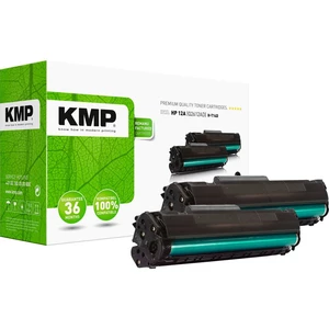 KMP H-T114D toner Dual náhradný Canon, HP HP 12A (Q2612A) čierna  kompatibilná sada 2 ks. tonera