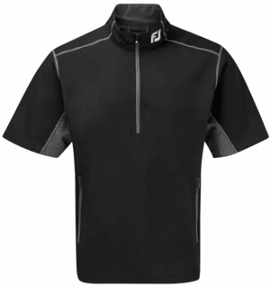 Footjoy Half Zip S/S Black Grey 2XL