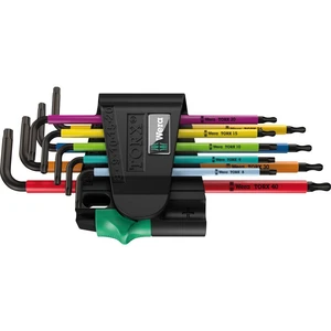 Wera 967 SPKL/9 Multicolour Torx, TORX BO sada kľúčov 9-dielna