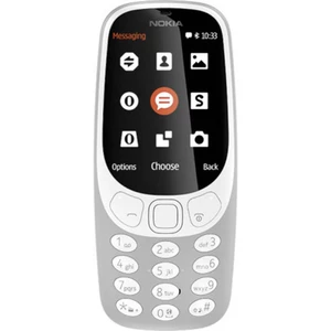 Nokia 3310 mobilný telefón Dual SIM sivá