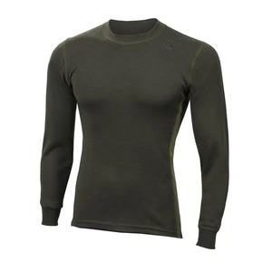 Merino triko Aclima WarmWool Crew Neck shirt 200g - Olive Night/Capulet Velikost: L