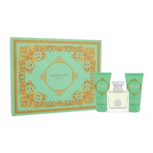 Versace Versense darčeková kazeta toaletná voda 50ml + 50ml telové mlieko + 50ml sprchovací gél pre ženy