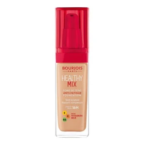 BOURJOIS Paris Healthy Mix Anti-Fatigue Foundation 30 ml make-up 55 Dark Beige na veľmi suchú pleť; na unavenú pleť; na dehydratovanu pleť