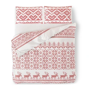 Flanelové obliečky na dvojlôžko AmeliaHome Snuggy Jolly, 200 x 220 cm