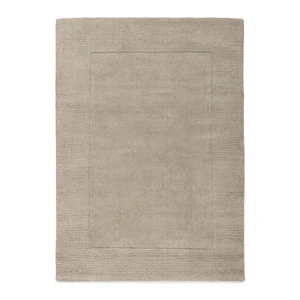 Hnedý vlnený koberec Flair Rugs Siena, 80 x 150 cm