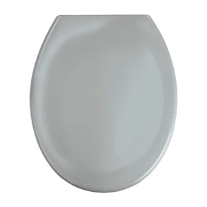 Svetlosivé WC sedadlo s jednoduchým zatváraním Wenko Premium Ottana, 45,2 x 37,6 cm